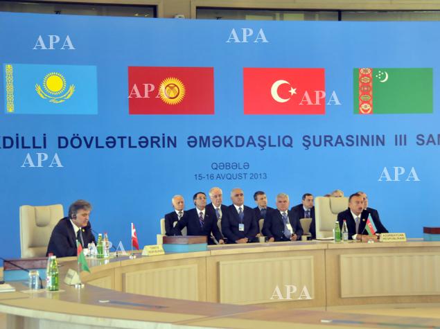Azərbaycanda Türkdilli Dövlətlərin Əməkdaşlıq Şurasının sammiti keçirilib<b style="color:red"> (Foto)</b>