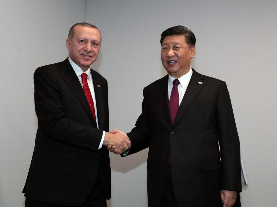 Türkiyə prezidenti Çin lideri ilə görüşdü<b style="color:red"></b>
