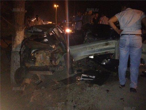 Bakı-Sumqayıt yolunda ağır qəza<b style="color:red"></b>