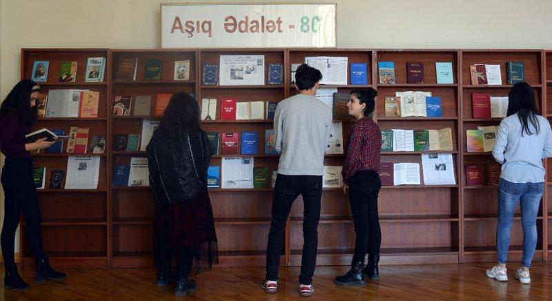 Milli Kitabxanada "Aşıq Ədalət-80" sərgisi <b style="color:red"></b>