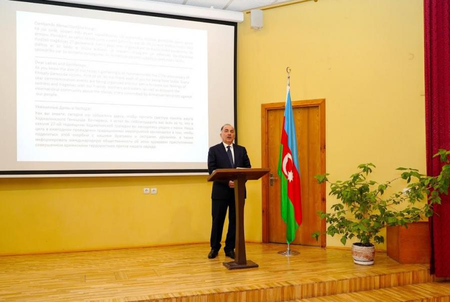 Riqada Xocalı qurbanlarının xatirəsi anıldı - <b style="color:red">Foto </b>