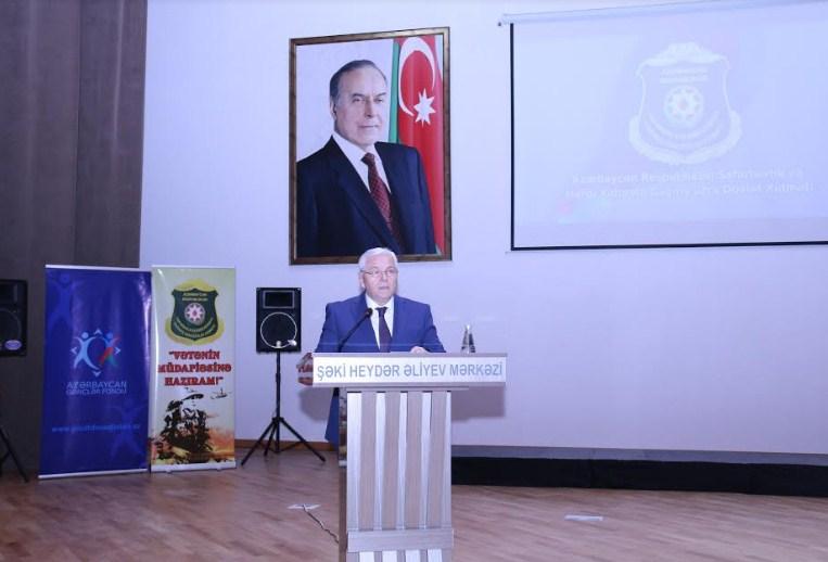 Şəkidə “Vətənin müdafiəsinə hazıram!” devizi altında tədbir - <b style="color:red">Foto</b>
