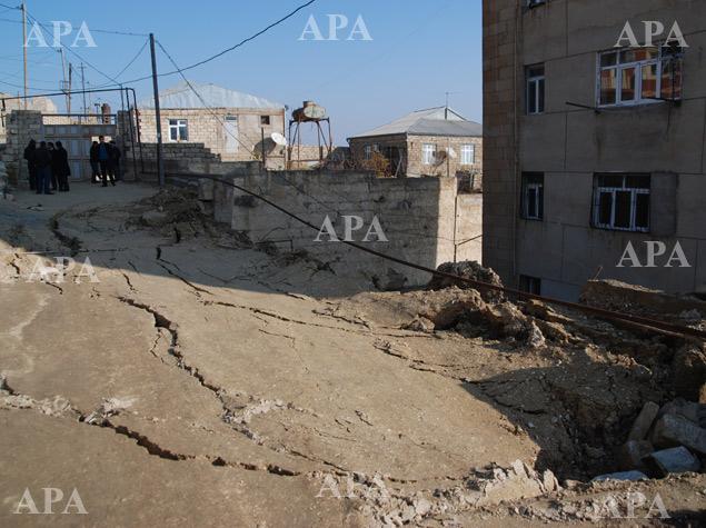 Zığ yamacında sürüşmə sahəsi aktivləşib<b style="color:red"></b>