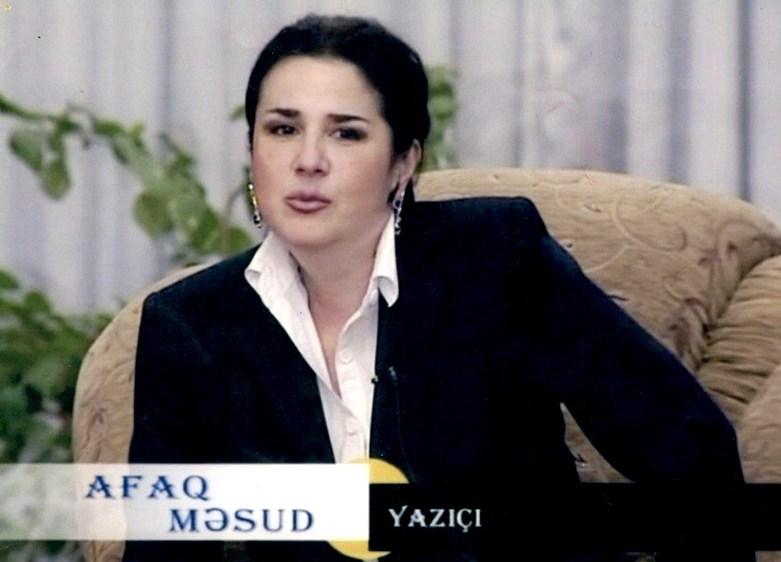 Afaq Məsud Vladimir Poznerə məktub ünvanlayıb<b style="color:red"></b>