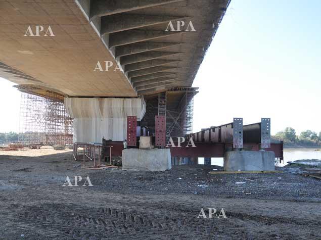 Azərbaycanda ən böyük körpünün tikintisi gələn il başa çatacaq<b style="color:red"></b>