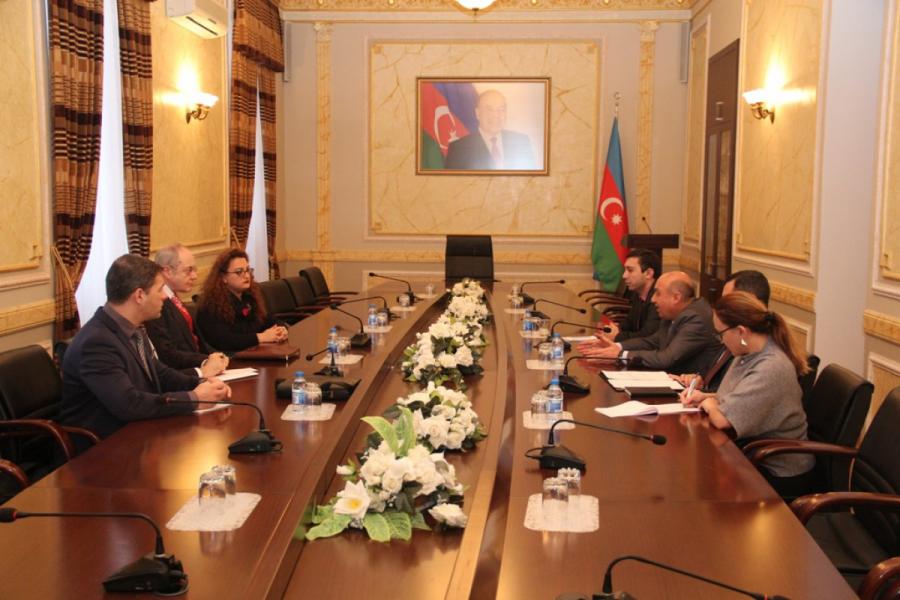 "Yehovanın Şahidləri"nin Avropa Assosiasiyasının nümayəndələri ilə görüş<b style="color:red"></b>