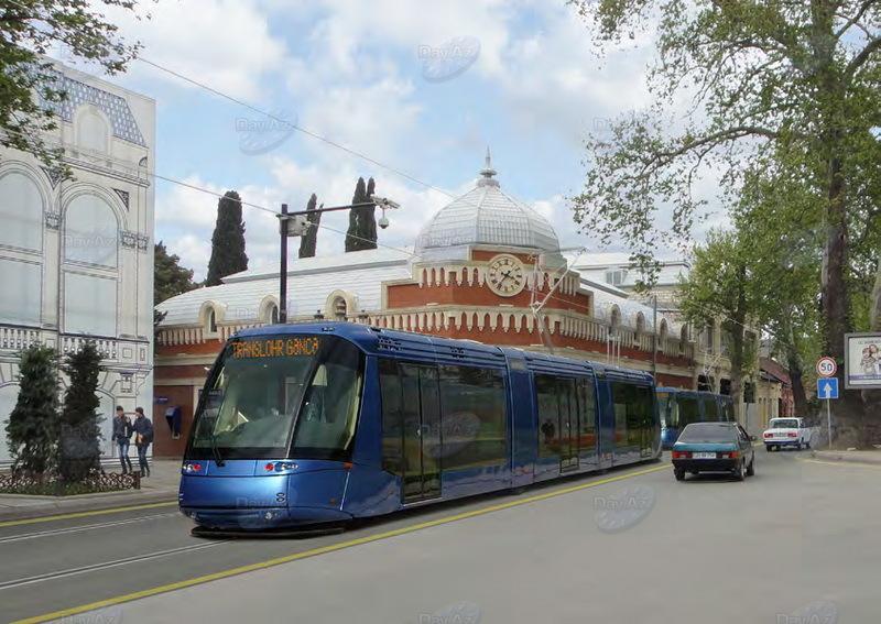 Gəncədəki tramvay belə olacaq - <b style="color:red">Fotolar</b>