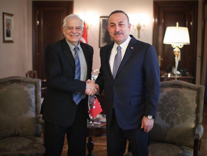 Türkiyə XİN başçısı Cozef Borrell ilə görüşüb<b style="color:red"></b>