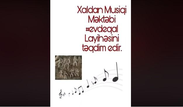 Xaldan uşaq musiqi məktəbindən maraqlı “Evdə qal” çağırışı - <b style="color:red">Video</b>