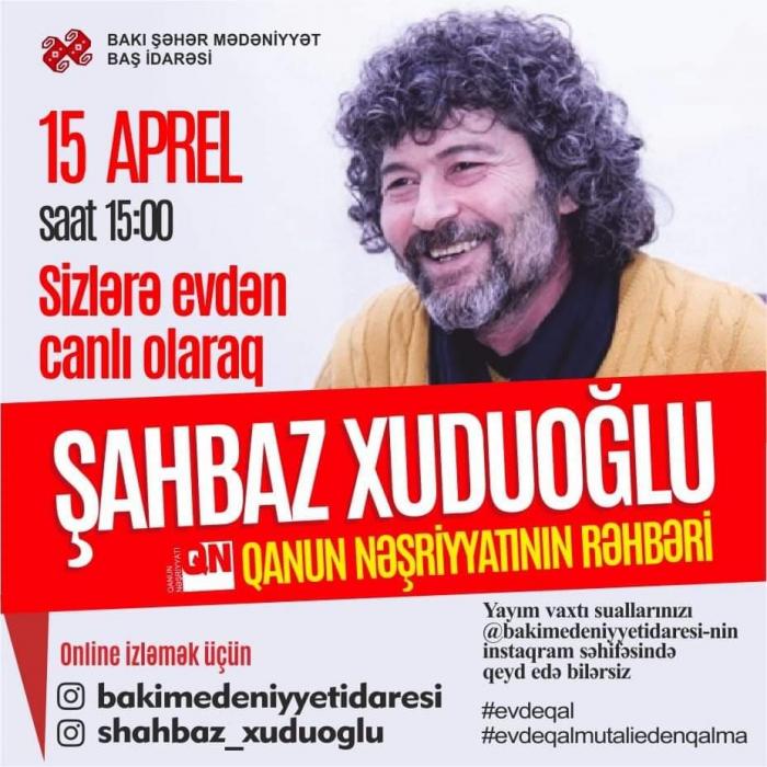 Şahbaz Xuduoğludan mütaliə tövsiyələri<b style="color:red"></b>
