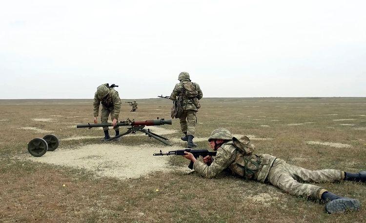Tankəleyhinə bölmələr döyüş atışlı məşqlər keçirir -<b style="color:red"> Video</b>