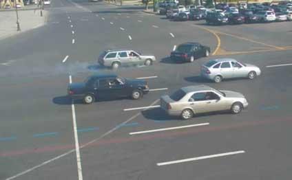 Bakıda yol qəzaları- <b style="color:red">Video</b>