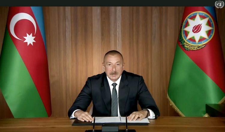 İlham Əliyev BMT Baş Assambleyasının sessiyasında mühüm təkliflər irəli sürüb<b style="color:red"></b>