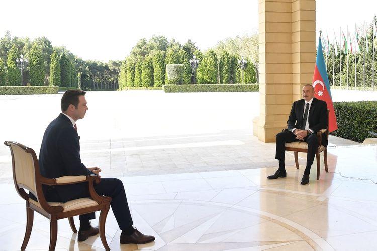 İlham Əliyev: “Bütün dağılmış yerləri bərpa edəcəyik”<b style="color:red"></b>