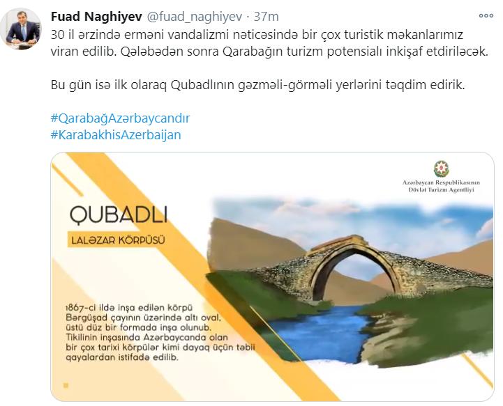 Qubadlının gəzməli-görməli yerləri - <b style="color:red">Video</b>