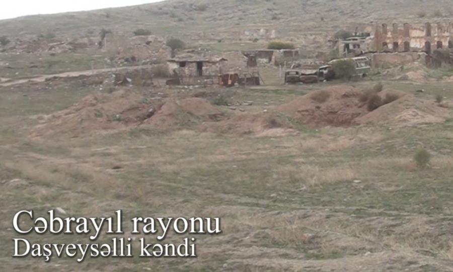 Cəbrayılın azad olunan kəndlərindən növbəti görüntü - <b style="color:red">Video</b>
