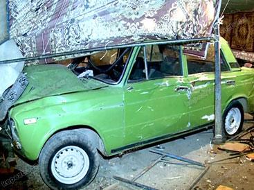 Avtomobil yas mağarın girdi- <b style="color:red">Foto</b>