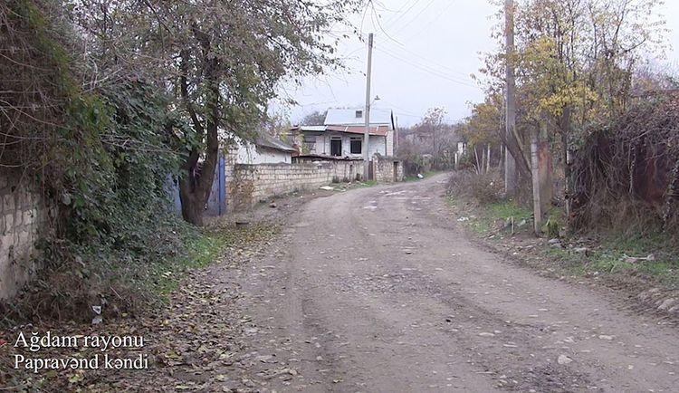 Ağdamın Paprəvənd kəndi - <b style="color:red">Video</b>