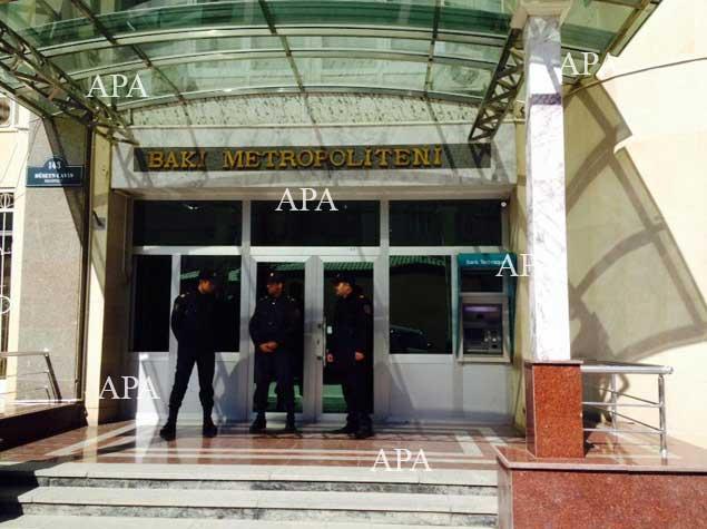 Bakı Metropoliteninin binası qarşısında etiraz aksiyasına cəhd edilib<b style="color:red"></b>