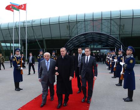 Ərdoğanın Azərbaycana səfəri başa çatıb<b style="color:red"></b>