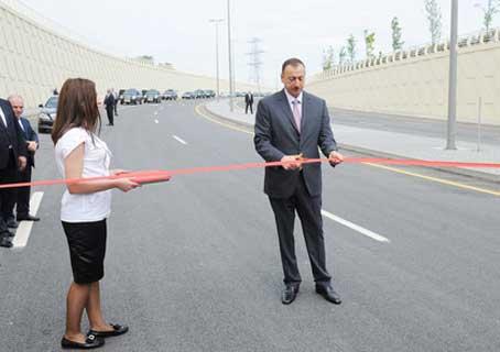 Prezident avtomobil yolu, xəstəxana və su anbarının açılışını etdi<b style="color:red"></b>