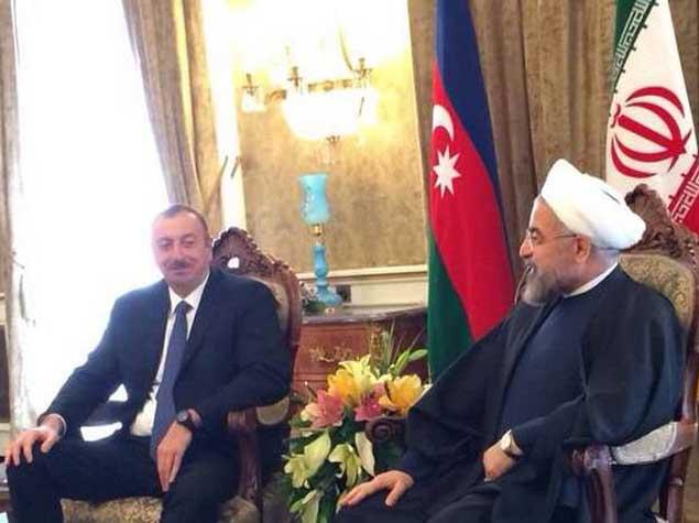 Azərbaycan prezidentinin Tehranda rəsmi qarşılanma mərasimi olub<b style="color:red"></b>