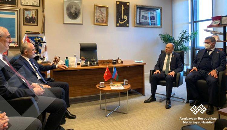 Anar Kərimov Türkiyə Prezidentinin baş müşaviri ilə görüşüb