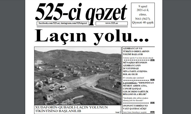 "525-ci qəzet"in 9 aprel sayında nələr var? - ANONS