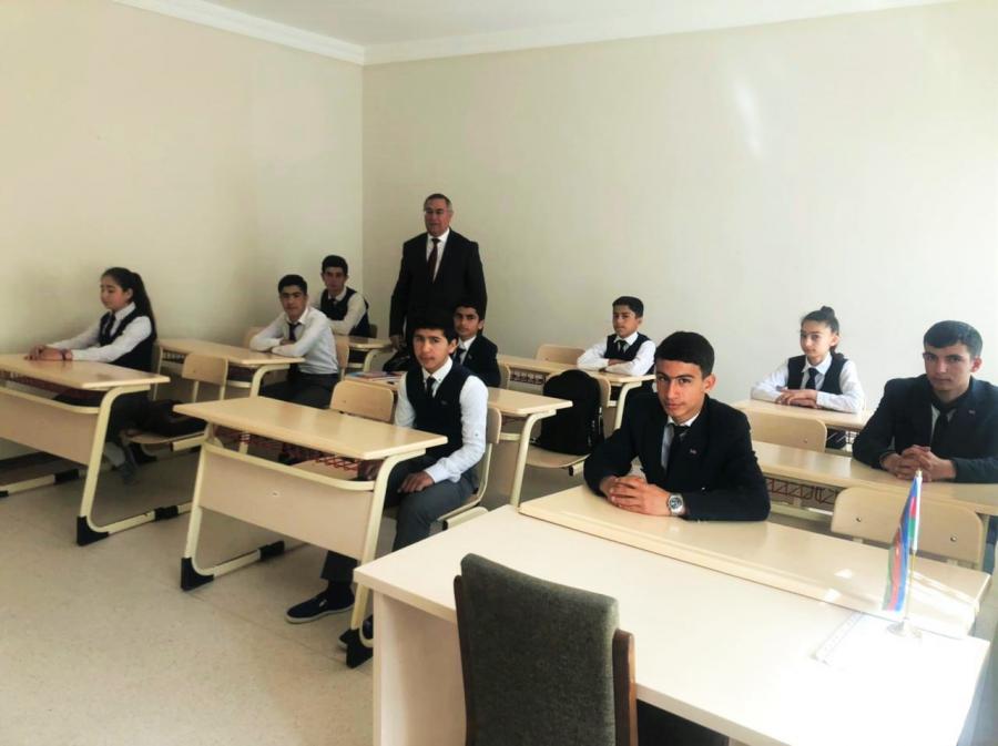 Vətən müharibəsinə həsr olunmuş nümunəvi dərs keçirilib<b style="color:red"></b>