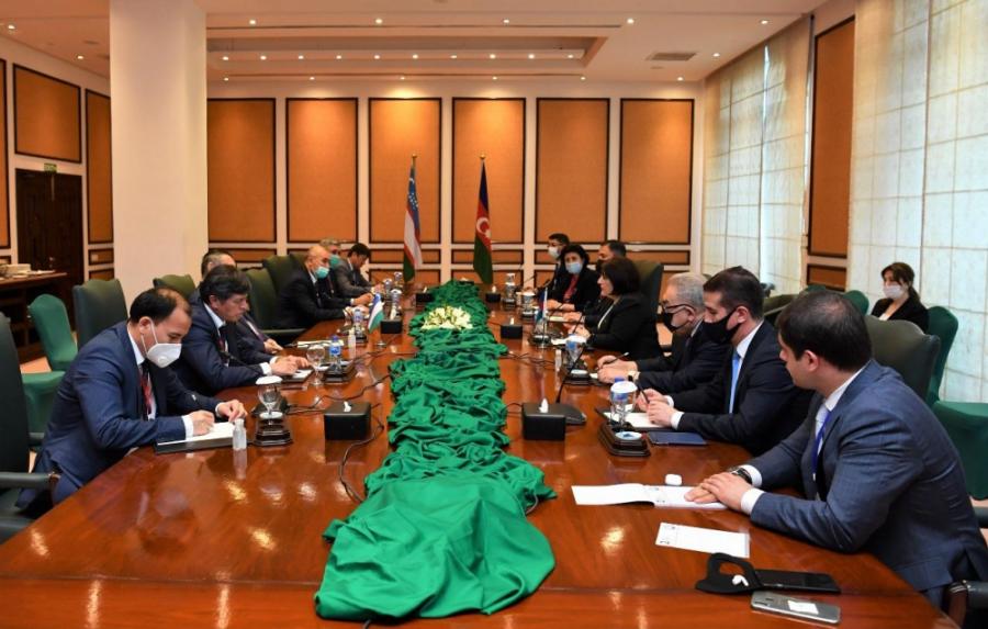 Sahibə Qafarova Özbəkistan parlamentinin Spikeri ilə görüşüb<b style="color:red"></b>