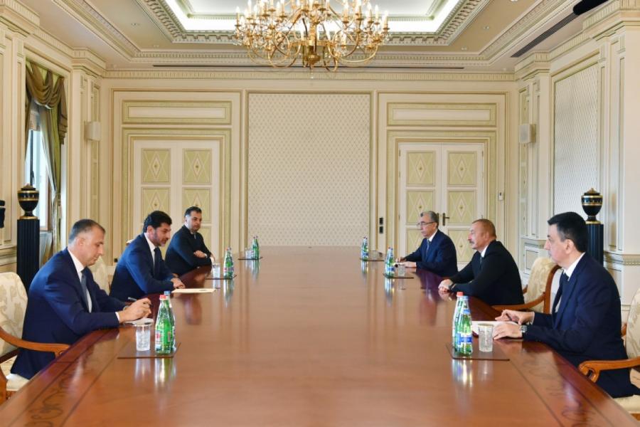 Prezident İlham Əliyev Tbilisi merini qəbul edib<b style="color:red"></b>