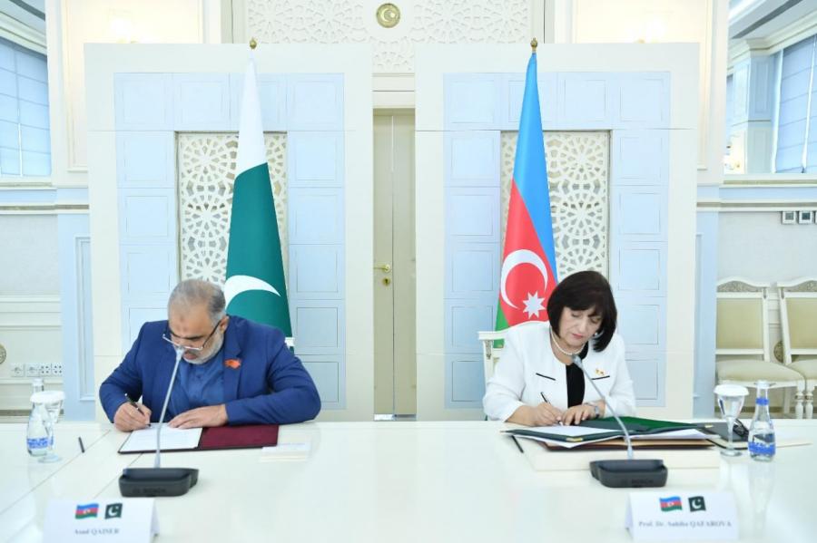 Azərbaycan parlamenti ilə Pakistan Milli Assambleyası arasında Anlaşma Memorandumu imzalanıb 