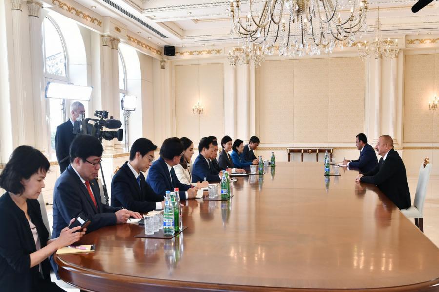 Prezident Koreya Milli Assambleyasının sədrini qəbul edib - Yenilənib
