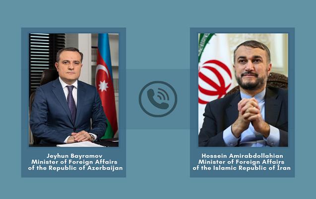 Ceyhun Bayramov İranın yeni XİN rəhbəri ilə telefonla danışdı<b style="color:red"></b>