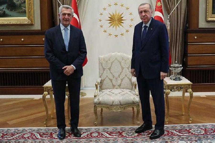 Türkiyə Prezidenti BMT-nin Qaçqınlar üzrə Ali Komissarını Ankarada qəbul edib