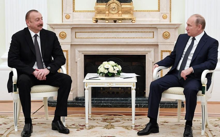 Prezident İlham Əliyev Putinlə bölgədəki vəziyyəti müzakirə edib