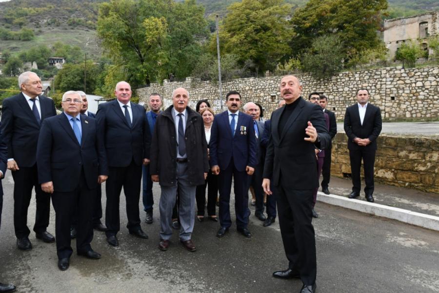 Prezident İlham Əliyev: “Tuğ kəndinin bərpa konsepsiyası hazırlanır”