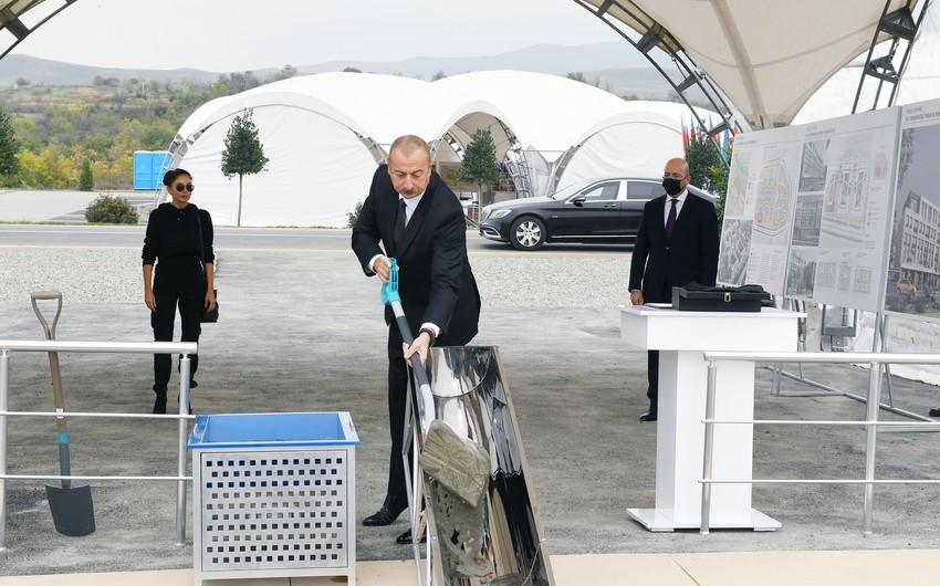 Xanlıq-Qubadlı yolunun təməli qoyulub - Yenilənib (foto)
