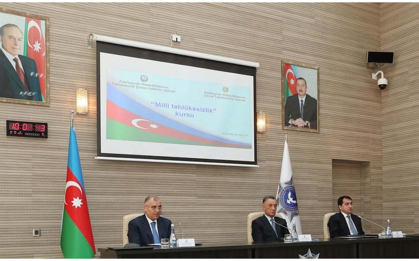 “Milli təhlükəsizlik” mövzusunda kursun açılış mərasimi keçirilib