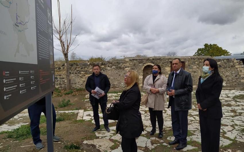 Azərbaycanda səfərdə olan Bolqarıstan rəsmiləri Ağdama səfər edib