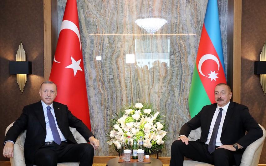 Azərbaycan və Türkiyə prezidentlərinin görüşü olub