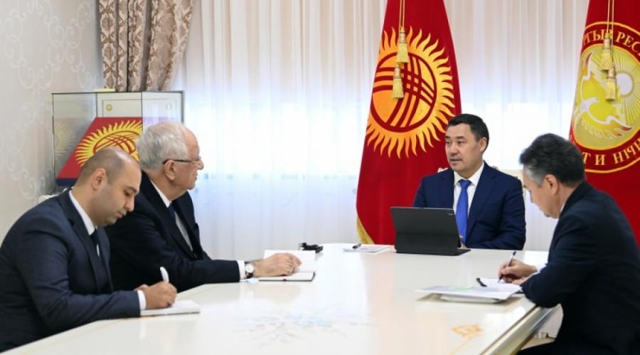 Qırğızıstan Prezidenti Hidayət Orucovu qəbul edib