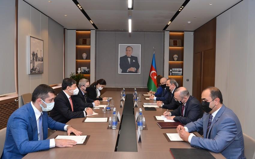 Ceyhun Bayramov Braziliya Senatının üzvü ilə görüşüb