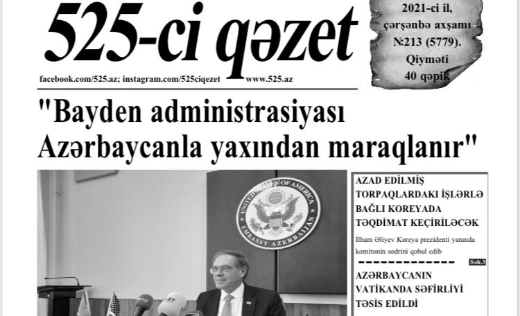 "525-ci qəzet"in 23 noyabr sayında nələr var? -  Anons