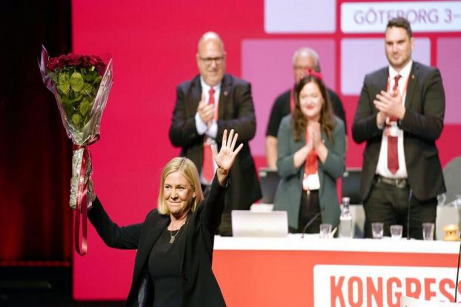 İsveç tarixində ilk dəfə qadın Baş nazir seçilib
