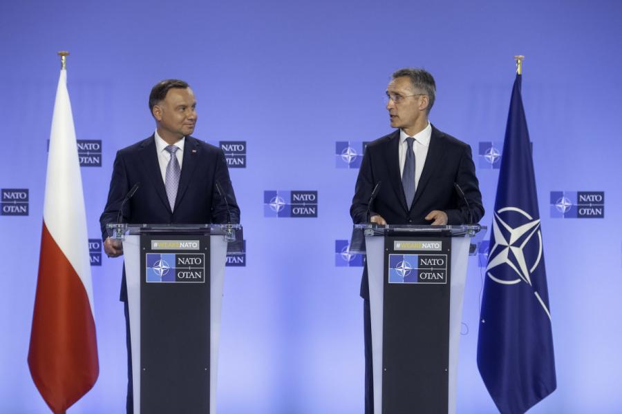 NATO Baş katibi Polşa Prezidenti ilə görüşəcək