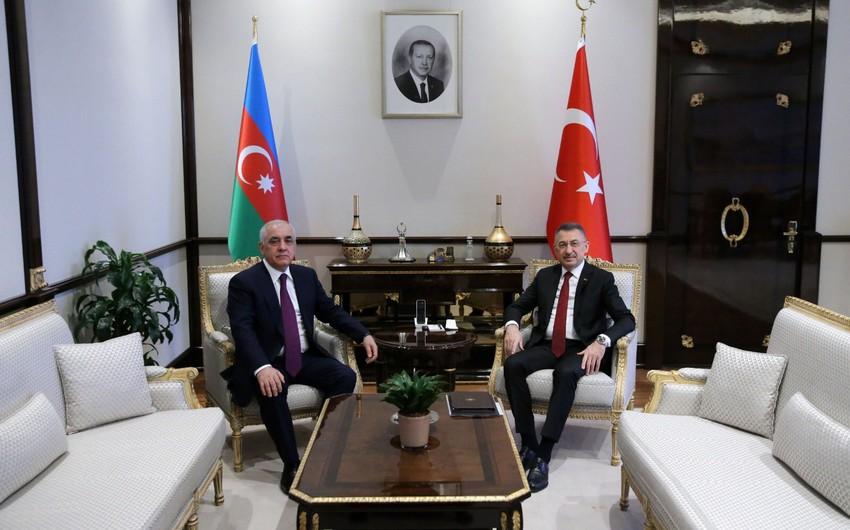 Əli Əsədovla Türkiyənin vitse-prezidenti arasında telefon danışığı olub