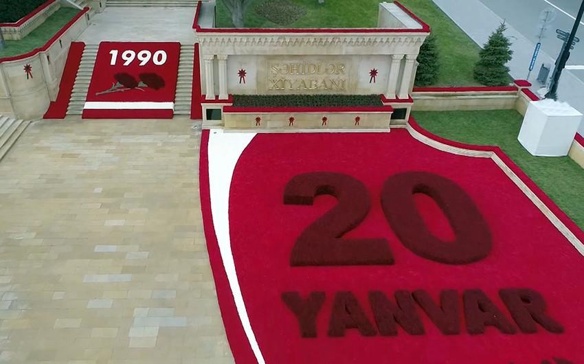 MN 20 Yanvar - Ümumxalq Hüzn Günü ilə əlaqədar videoçarx hazırlayıb - Video