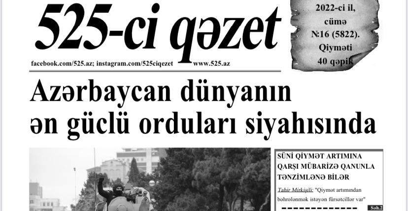 "525-ci qəzet"in 28 yanvar sayında nələr var? -  Anons