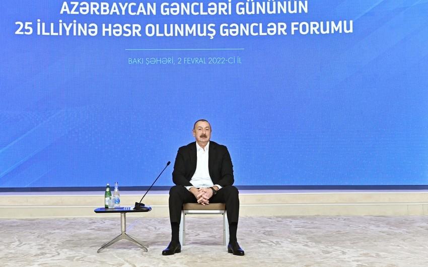 İlham Əliyev: "Elə ölkə yaratmışıq ki, hər bir vətəndaş bu ölkə ilə fəxr edə bilər"